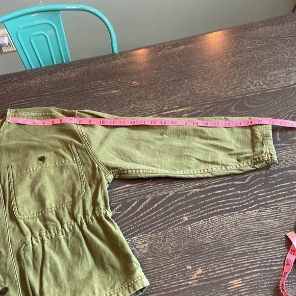 MADEWELL Claremont Drawstring Jacket. Size Medium. Style Al889. Military. Small. - Picture 9 of 11